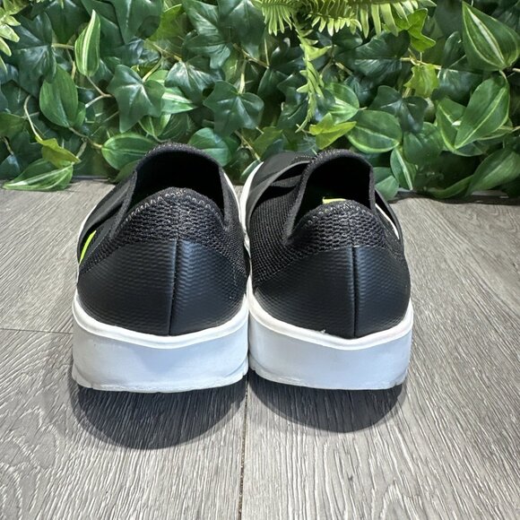 Oofos OOmg eeZee Low Mesh Mens 8 Women 9.6 Black Shoes Slip On Recovery main image 3